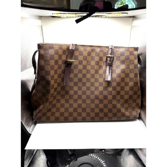 Vintage Louis Vuitton Damier Ebene Chelsea Tote Bag - Picture 1 of 8